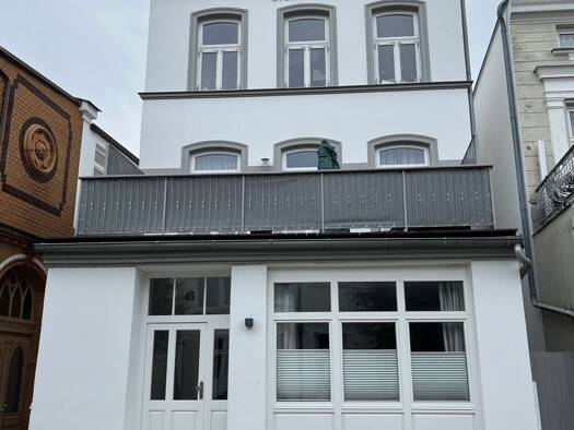 Wohnung zur Miete 1.080 € 2 Zimmer 54 m² EG frei ab sofort Friedrich-Franz-Straße Seebad Warnemünde Rostock 18119