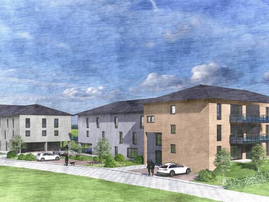 Wohnung zur Miete - Erstbezug nur mit Wohnberechtigungsschein 617 € 2 Zimmer 77 m² frei ab 01.03.2026 Ringsheim 77975