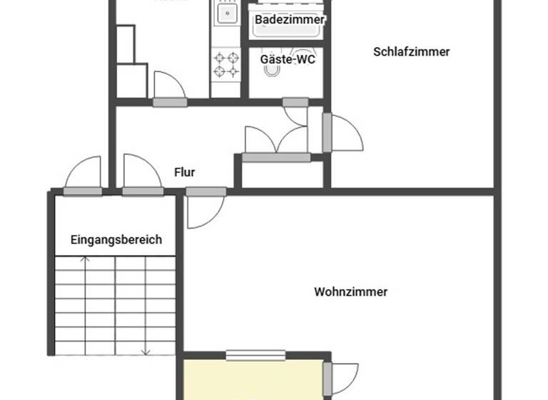 Wohnung zum Kauf 69.999 € 2 Zimmer 65,2 m² 3. Geschoss Bad Harzburg 38667