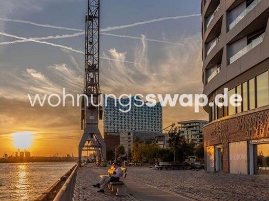 Wohnung zur Miete Tauschwohnung 1.850 € 3 Zimmer 80 m² 2. Geschoss HafenCity Hamburg 20457