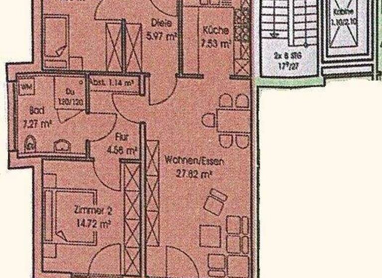 Wohnung zum Kauf 415.000 € 3 Zimmer 89 m² Geschoss 2/4 frei ab sofort Badstraße 1 2 Bad Bellingen 79415
