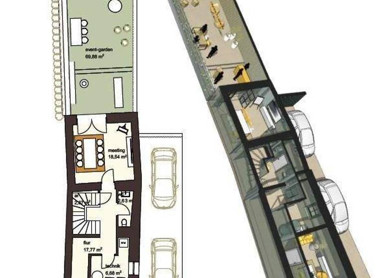 Bürofläche zur Miete 500 € 1 Zimmer 20,5 m² Bürofläche Schärding 4780