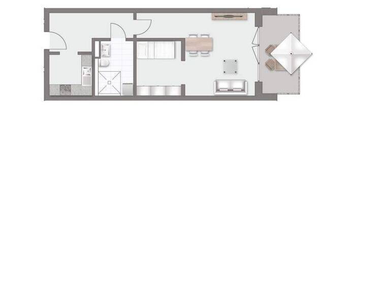 Wohnung zur Miete - Erstbezug 749 € 1,5 Zimmer 51,9 m² EG Wehringen 86517