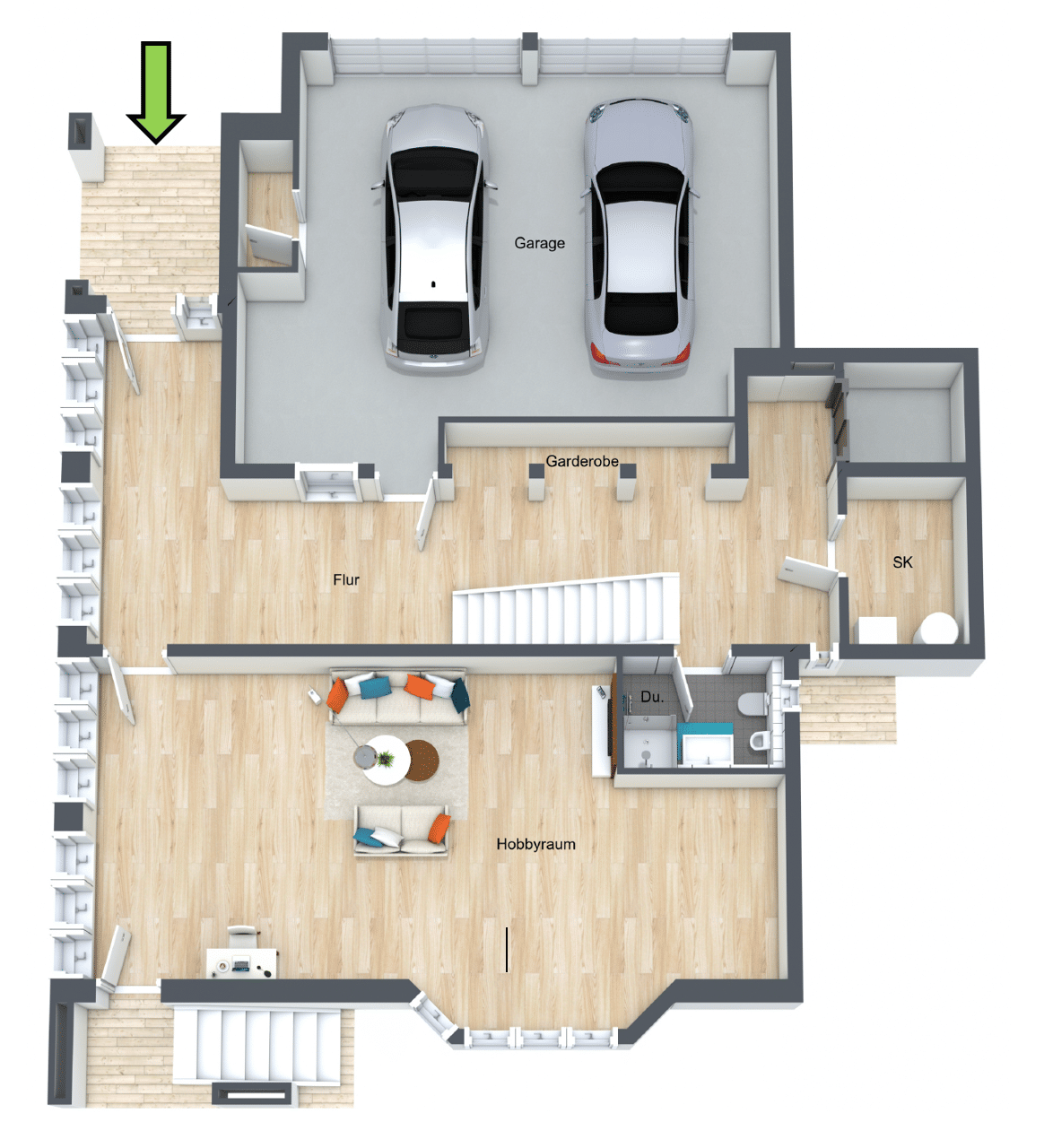 luxuriöses Einfamilienhaus mit 400 qm Wohn- und Nutzfläche - komplett barrierefrei / neuwertig - Fahrstuhl über alle Etagen – Ruhla – Vorschaubild 21