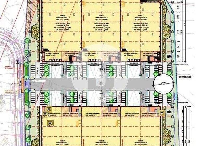Produktionshalle zur Miete - Erstbezug provisionsfrei 25.000 m² Lagerfläche teilbar ab 4.000 m² Bad Oldesloe 23843