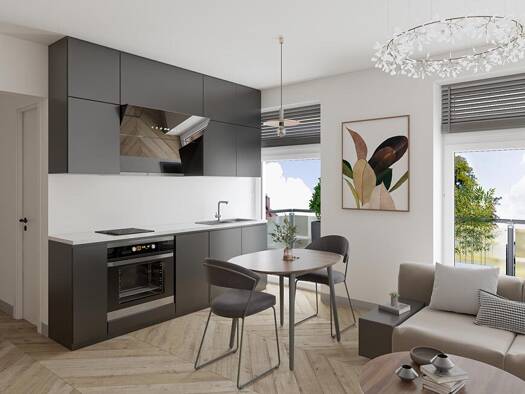 Wohnung zur Miete 1.390 € 2 Zimmer 60 m² Geschoss 2/4 frei ab sofort Unterbilk Stadtbezirk 3 40217