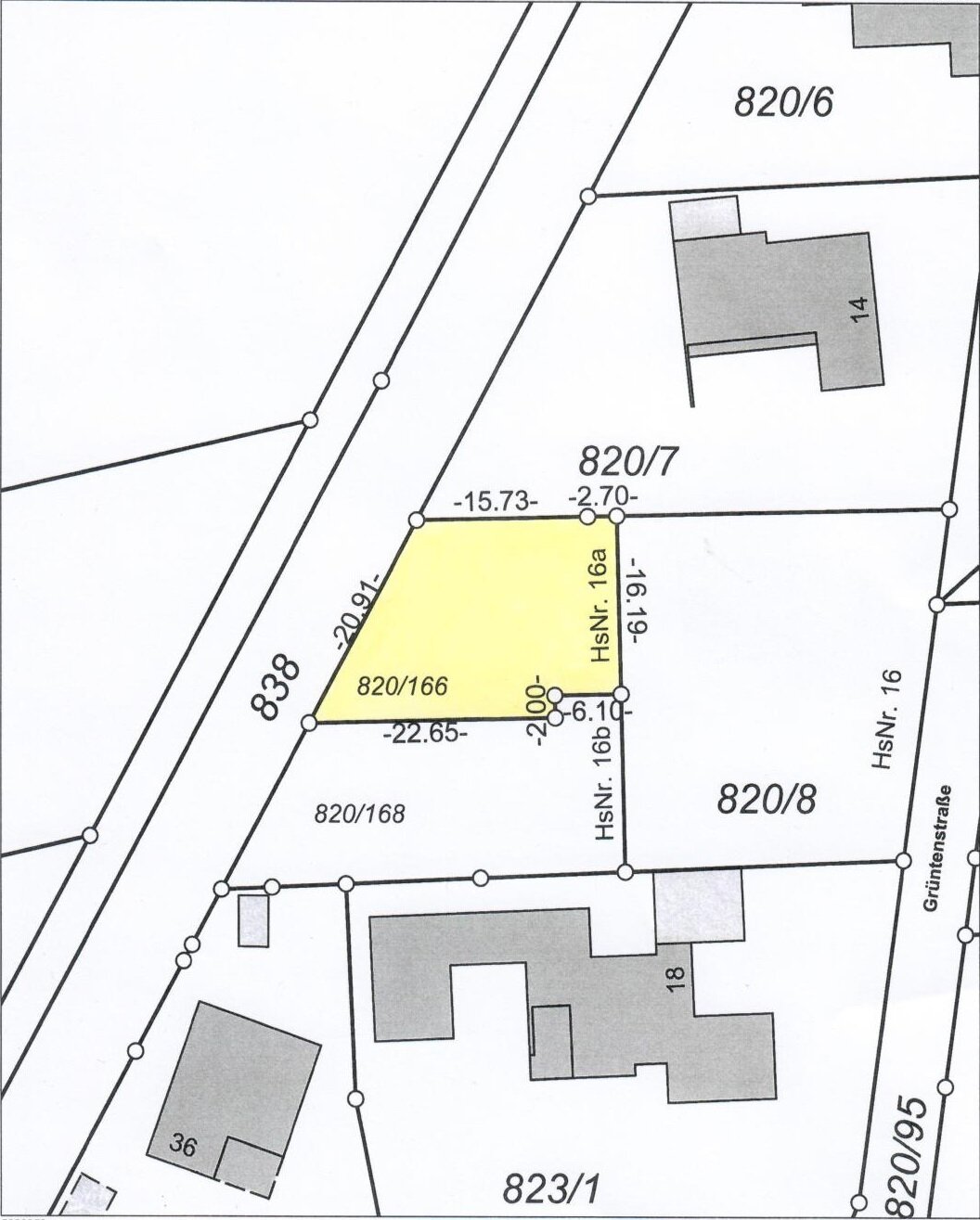 Grundstück zum Kauf provisionsfrei 270.400 € 416 m²<br/>Grundstück Grüntenstraße 16 Türkheim Türkheim 86842