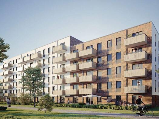 Wohnung zur Miete - Erstbezug nur mit Wohnberechtigungsschein 544 € 3 Zimmer 75 m² 3. Geschoss frei ab 01.04.2026 Culinstr. 12 Horn Hamburg 22111