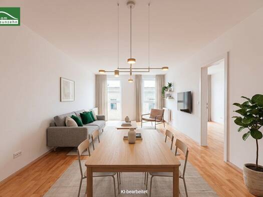 Wohnung zur Miete 760 € 2 Zimmer 51 m² 3. Geschoss frei ab 01.10.2026 Innstraße 23 Brigittenau 1200