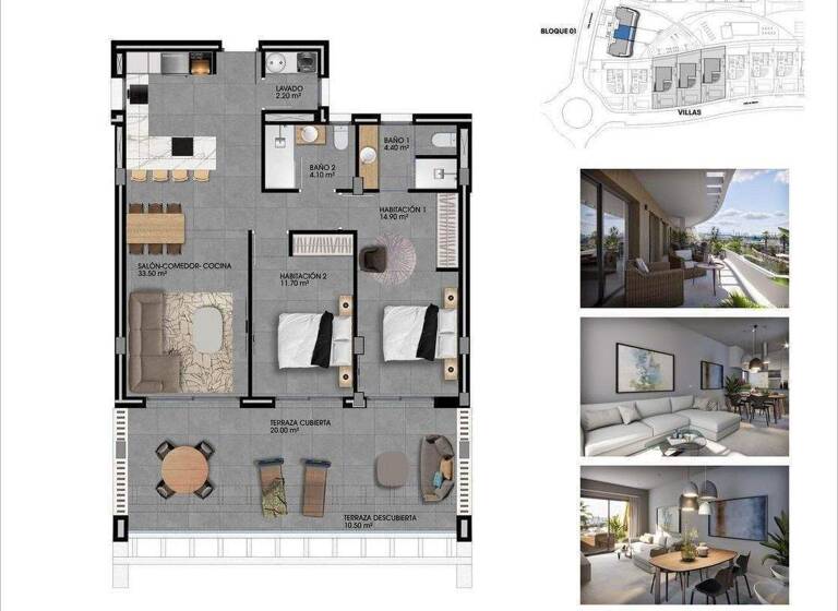 Wohnung zum Kauf - Erstbezug provisionsfrei 375.000 € 3 Zimmer 80 m² Finestrat