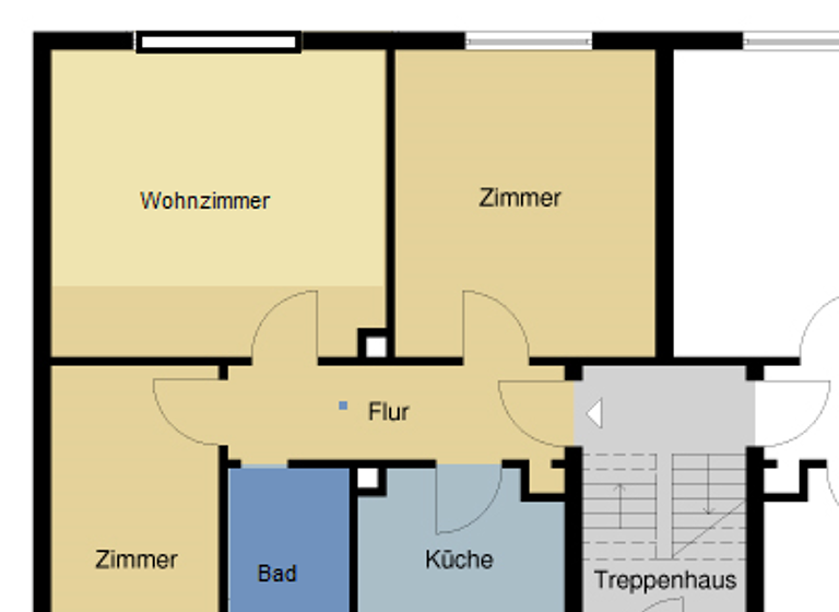 Wohnung zur Miete 345 € 3 Zimmer 57,4 m² EG Braunschweiger Str 17 Langelsheim 38685