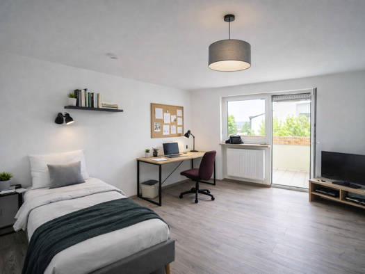 WG-Zimmer zur Miete 500 € 29,5 m² Geschoss 3/4 frei ab sofort Kasernenviertel Regensburg 93053