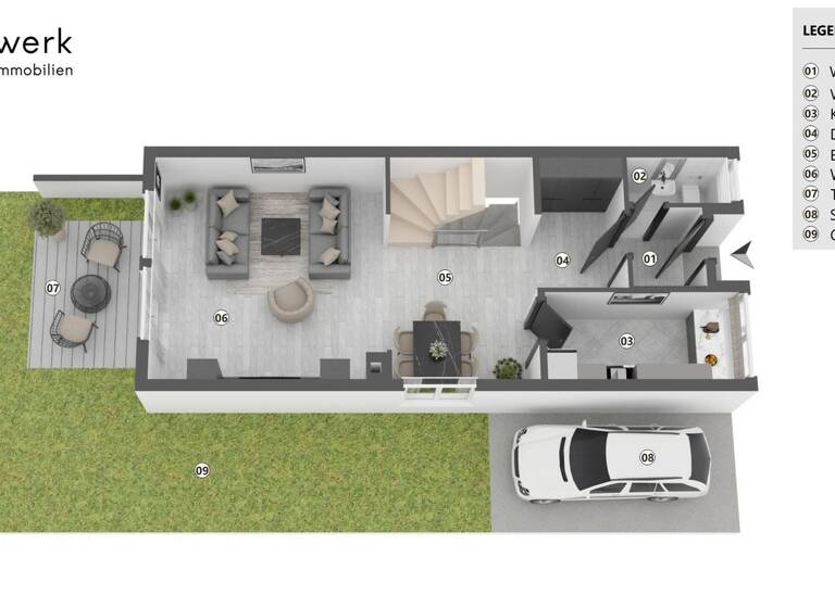Reihenendhaus zum Kauf 630.000 € 5,5 Zimmer 148 m² 186 m² Grundstück frei ab 01.11.2026 Bankholzen Moos 78345