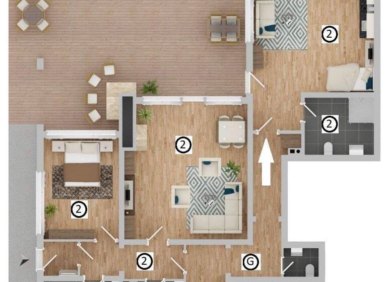 Terrassenwohnung zum Kauf 165.000 € 3 Zimmer 114 m² Voerde Ennepetal 58256