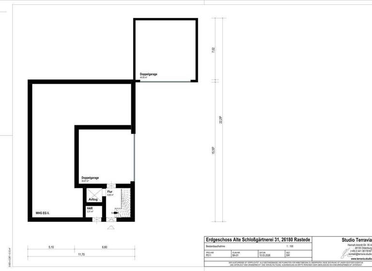 Doppelhaushälfte zum Kauf 949.000 € 4 Zimmer 250 m² 677 m² Grundstück Südende I Rastede / Barghorn 26180