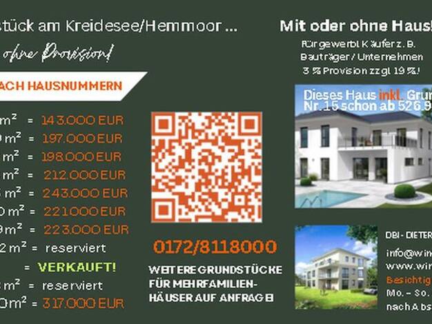 Grundstück zum Kauf provisionsfrei 171.000 € 1.022 m² Grundstück Westersode Hemmoor Warstade 21745
