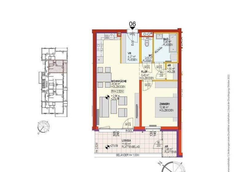 Wohnung zur Miete 786 € 2 Zimmer 56,6 m² Altlengbach 3033