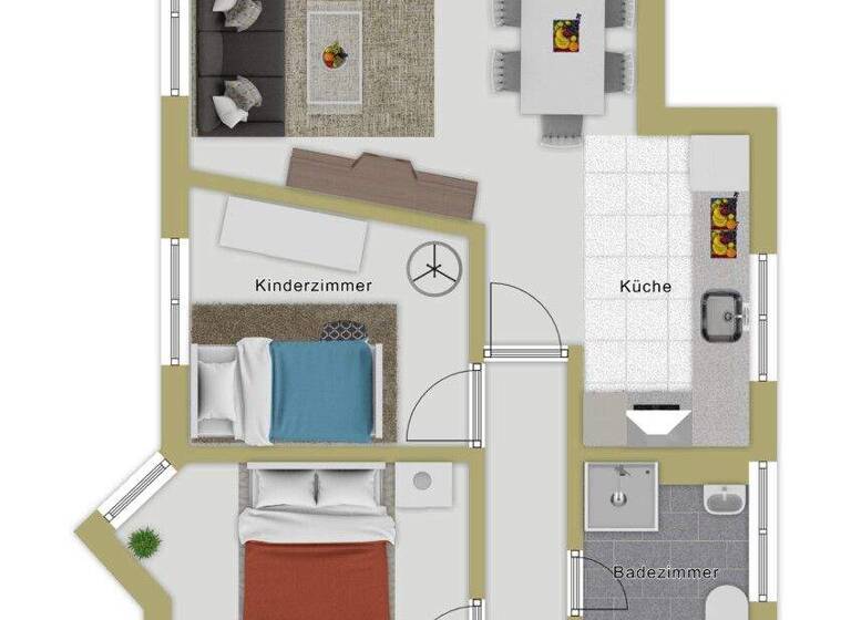 Wohnung zum Kauf 349.000 € 3 Zimmer 80 m² Dornstadt 89160