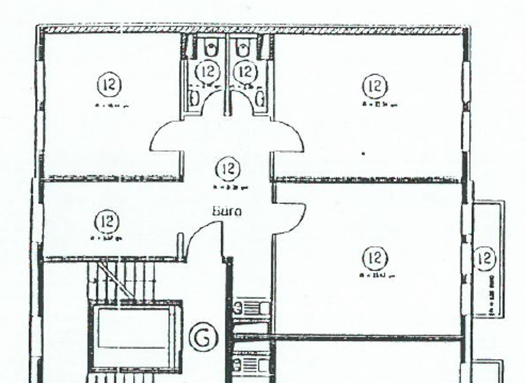 Büro zur Miete provisionsfrei 630 € 3 Zimmer 90 m² Bürofläche Schäferstraße 59 Friedrichstadt Dresden 01067