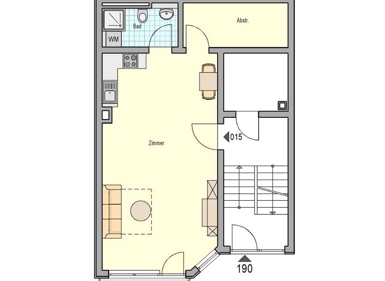 Wohnung zur Miete 479 € 46,1 m² EG Quint Trier 54293