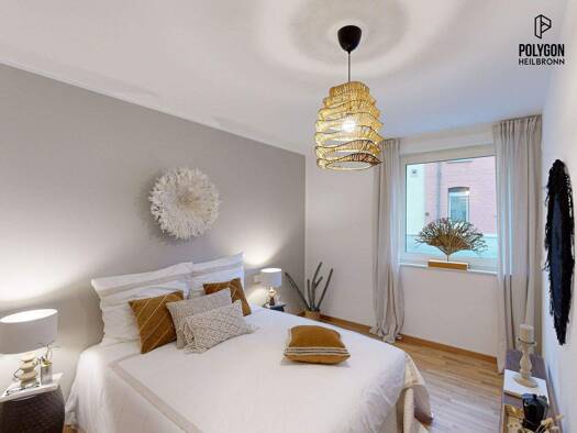 Wohnung zur Miete - Erstbezug 1.345 € 3 Zimmer 88,8 m² EG Happelstraße 43 Heilbronn 74074