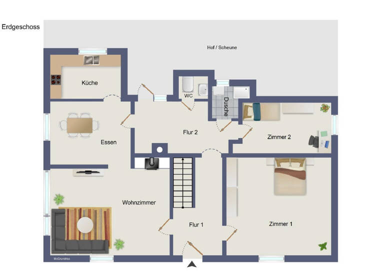 Haus zum Kauf 345.000 € 7 Zimmer 128 m² 257 m² Grundstück Britzingen Müllheim 79379