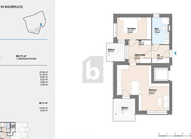Wohnung zum Kauf 347.000 € 2 Zimmer 60 m² Bad Gastein 5640