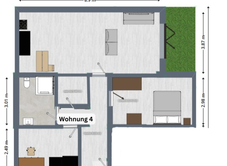 Wohnung zur Miete - Erstbezug 1.130 € 3 Zimmer 80,8 m² Geschoss 1/3 frei ab 01.05.2026 Burgdorf 31303