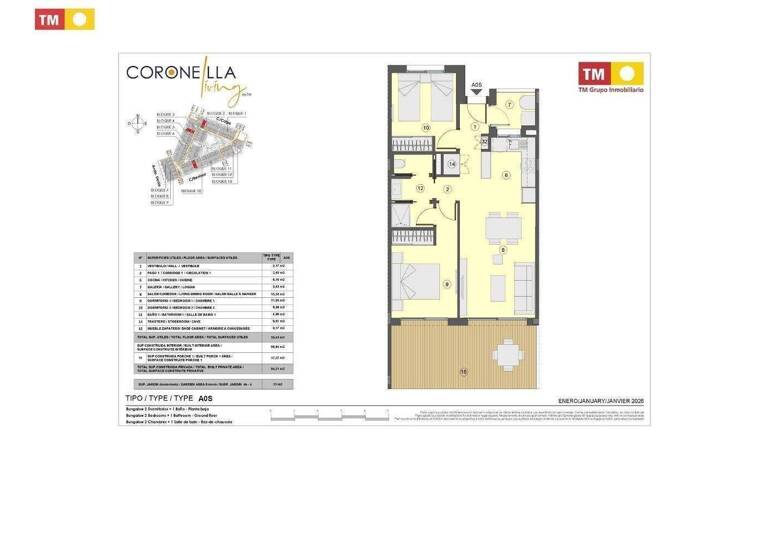 Terrassenwohnung zum Kauf provisionsfrei 272.000 € 3 Zimmer 58 m² Calle Benissa Torrevieja 03186