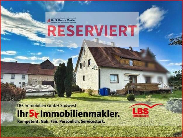 Doppelhaushälfte zum Kauf 162.000 € 6 Zimmer 126 m² 621 m² Grundstück frei ab sofort Rohrdorf Meßkirch 88605