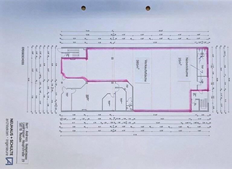 Laden zur Miete provisionsfrei 385 m² Verkaufsfläche Lendringser Hauptstraße 39 Lendringsen Menden-Lendringsen 58710