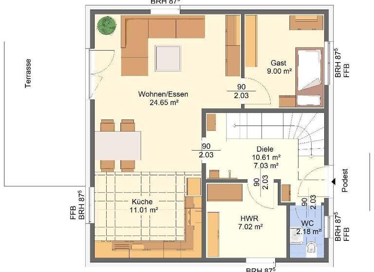 Einfamilienhaus zum Kauf 469.800 € 5 Zimmer 128 m² 920 m² Grundstück Kremmen 16766