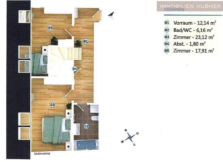 Wohnung zur Miete 2.739 € 4 Zimmer 136 m² 4. Geschoss frei ab 01.04.2026 Wien 1020