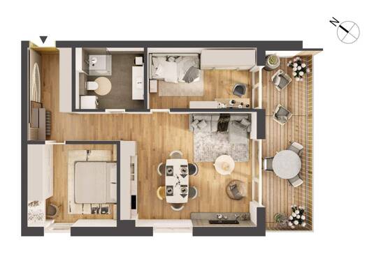 Wohnung zum Kauf - Erstbezug provisionsfrei 369.000 € 3 Zimmer 65,6 m² EG Franz-Prantl-Park 1 Jenbach 6200