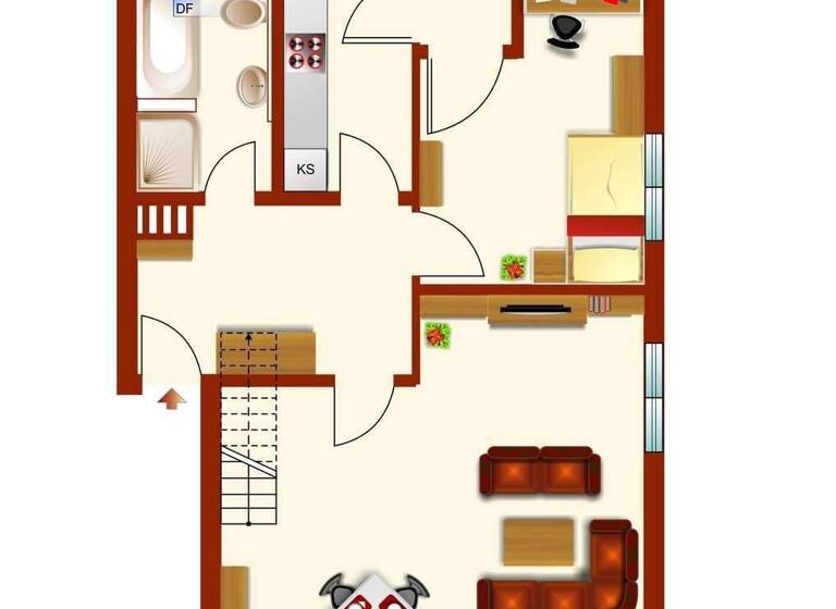 Maisonette zum Kauf provisionsfrei 599.000 € 3 Zimmer 71 m² Lokstedt Hamburg 22529