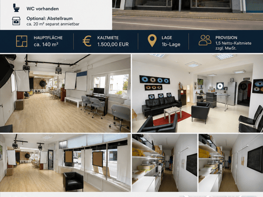 Sonstiges zur Miete 1.500 € 5 Zimmer 140 m² Brückenstraße 22 Innenstadt Trier 54290