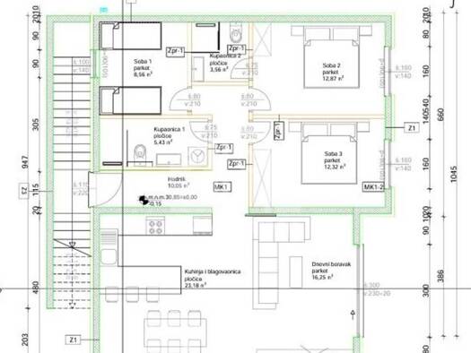 Wohnung zum Kauf 520.000 € 6 Zimmer 92 m² Okrug Donji