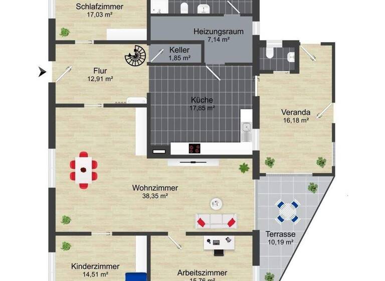 Einfamilienhaus zum Kauf 350.000 € 9 Zimmer 310,3 m² 2.856 m² Grundstück frei ab sofort Büden 39291