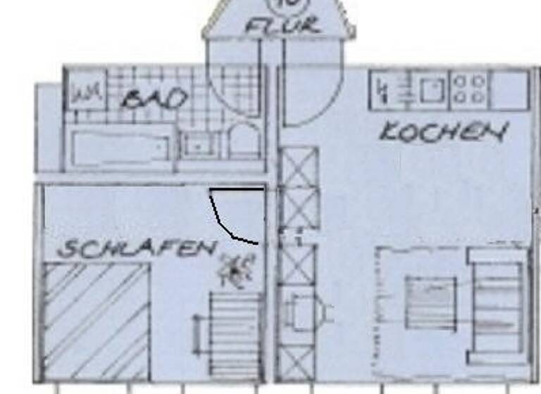 Wohnung zur Miete 194 € 2 Zimmer 36,2 m²<br/>Wohnfläche 1.<br/>Geschoss ab sofort<br/>Verfügbarkeit Margaretenstr. 52 we 4 Hilbersdorf Chemnitz 09131