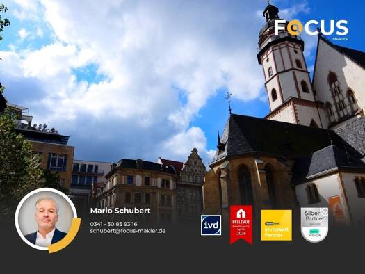 Maisonette zur Miete 1.667 € 4 Zimmer 130,3 m² 4. Geschoss Thomaskirchhof 11 Zentrum Mitte 04109