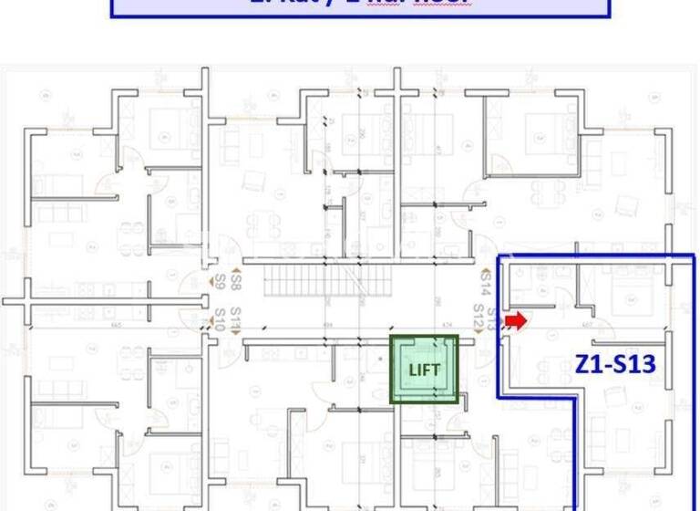 Wohnung zum Kauf 169.320 € 1 Zimmer 51 m² 2. Geschoss Veli vrh Veli Vrh - Industrijska zona