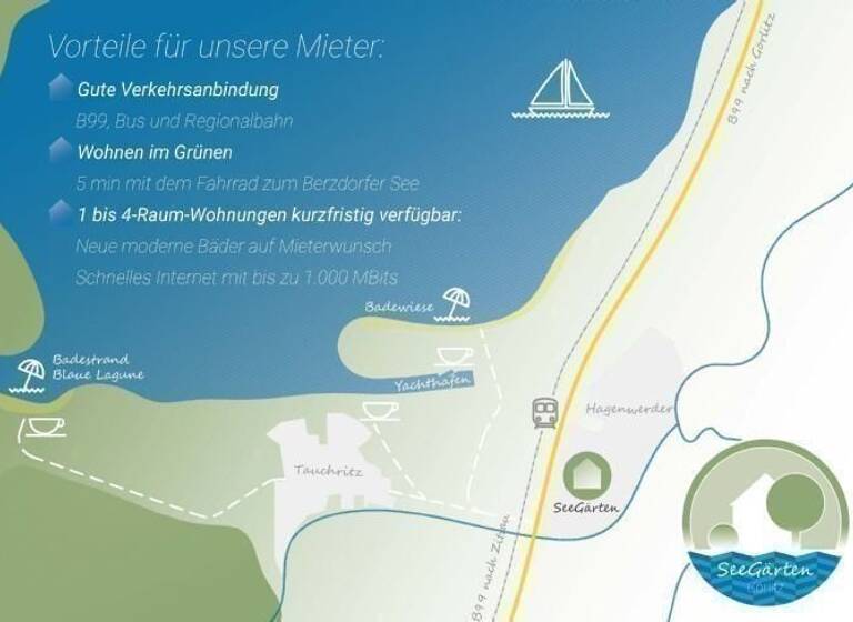 Wohnung zur Miete 310 € 2 Zimmer 47,8 m²<br/>Wohnfläche 1.<br/>Geschoss ab sofort<br/>Verfügbarkeit Immanuel-Kant-Str. 1b Hagenwerder Görlitz 02827