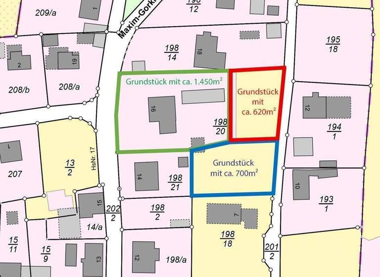Grundstück zum Kauf 125.000 € 700 m² Grundstück Maxim-Gorki-Straße 16 Braunsdorf Wilsdruff 01737