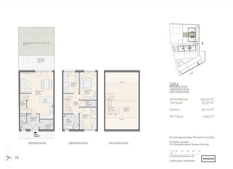 Reihenmittelhaus zum Kauf - Erstbezug 849.500 € 5 Zimmer 159,5 m² Mattsee 5163