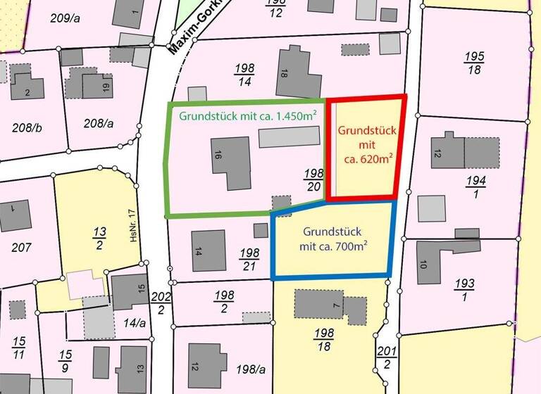 Grundstück zum Kauf 110.000 € 620 m² Grundstück Maxim-Gorki-Straße 16 Braunsdorf Wilsdruff 01737
