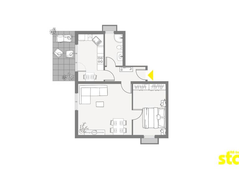 Wohnung zur Miete 530 € 2 Zimmer 55 m² EG frei ab 01.06.2026 Alzenau 63755