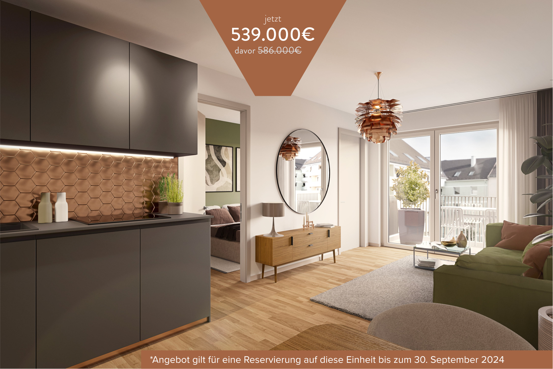 Wohnung zum Kauf 539.000 € 2 Zimmer 46,8 m²<br/>Wohnfläche 2.<br/>Geschoss ab sofort<br/>Verfügbarkeit Marbachstraße 11 Mittersendling München 81369