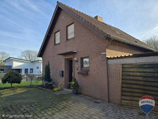 Doppelhaushälfte zum Kauf 249.000 € 5 Zimmer 100 m² 600 m² Grundstück Hasselt Bedburg-Hau 47551