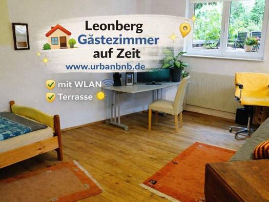 WG-Zimmer zur Miete Wohnen auf Zeit 590 € 18 m² frei ab 11.02.2026 Hölderlinstrasse 0 Leonberg 71229