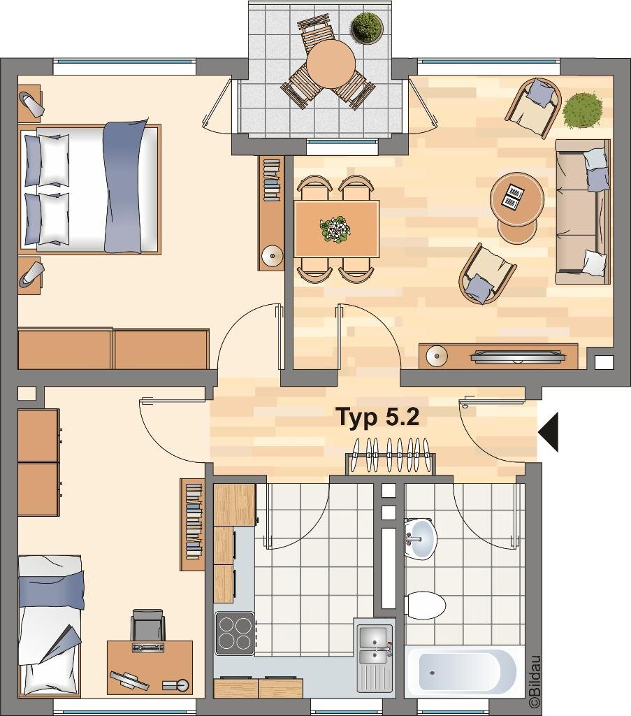 Wohnung zur Miete 489 € 3 Zimmer 59,8 m²<br/>Wohnfläche EG<br/>Geschoss 27.01.2025<br/>Verfügbarkeit Iltisweg 6 Resser Mark Gelsenkirchen 45892